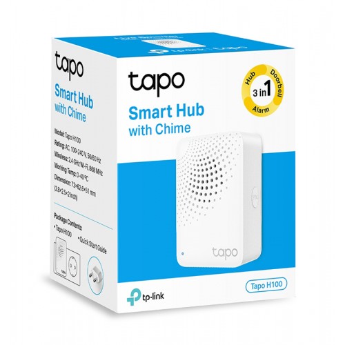 TP-LINK Smart Hub Tapo H100 με κουδούνισμα, Wi-Fi, 868MHz, Ver 1.0