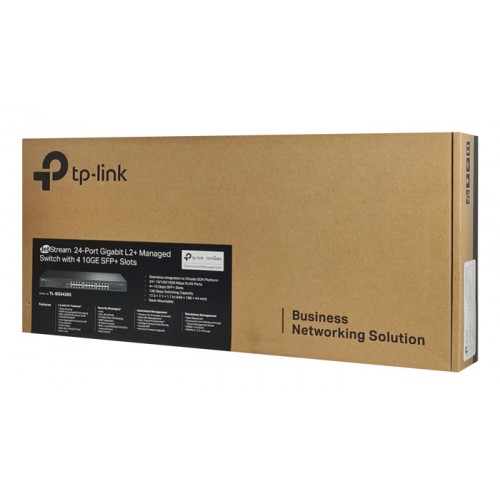 TP-LINK L2+ Managed Switch TL-SG3428X, 24-Port Gigabit, 4x SFP+, Ver.1.4