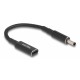 DELOCK αντάπτορας τροφοδοσίας laptop 60036, USB-C σε Dell 4.5x3.0mm, 15cm, μαύρος