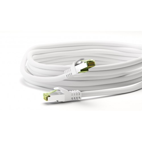 GOOBAY καλώδιο δικτύου 61109, CAT 8.1 S/FTP, copper, LSZH, 10m, λευκό