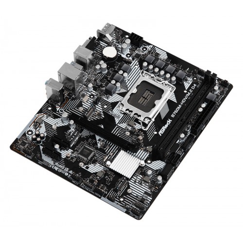 ASROCK μητρική B760M-HDV/M.2 D4, 2x DDR4, s1700, USB 3.2 Gen1, mATX
