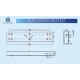 YLI ELECTRONIC βάση ηλεκτρικής κλειδαριάς BBK-700 για γυάλινη πόρτα