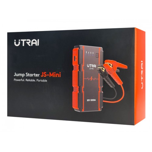 UTRAI εκκινητής μπαταρίας αυτοκινήτου JS-Mini με φακό, 12V/1000A, 13000mah