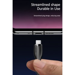 USAMS καλώδιο USB-C σε USB US-SJ372, 2A, 1m, λευκό