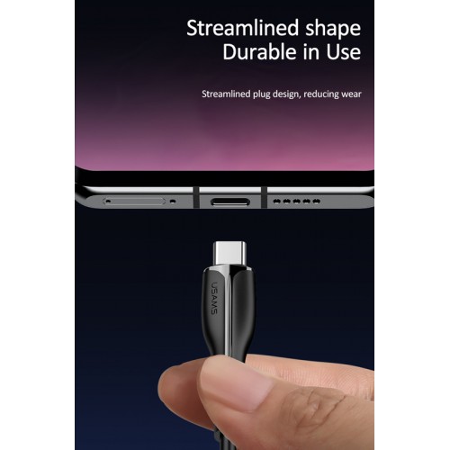 USAMS καλώδιο USB-C σε USB US-SJ372, 2A, 1m, λευκό