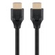 GOOBAY καλώδιο HDMI 2.1 61637, Ethernet ARC 8K/60Hz 48 Gbps, 0.5m, μαύρο