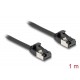 DELOCK καλώδιο δικτύου 80183, CAT 8.1 U/FTP, 40Gbps, εύκαμπτο, 1m, μαύρο