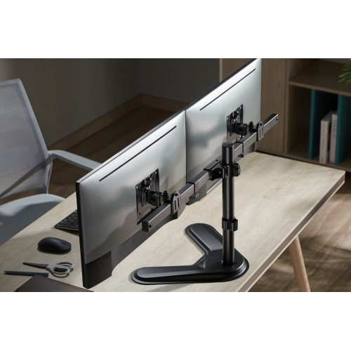 BRATECK βάση γραφείου για 2x οθόνες LDT57-T02, 17-32", έως 9kg