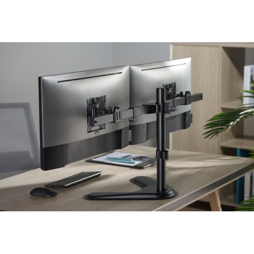 BRATECK βάση γραφείου για 2x οθόνες LDT57-T02, 17-32", έως 9kg