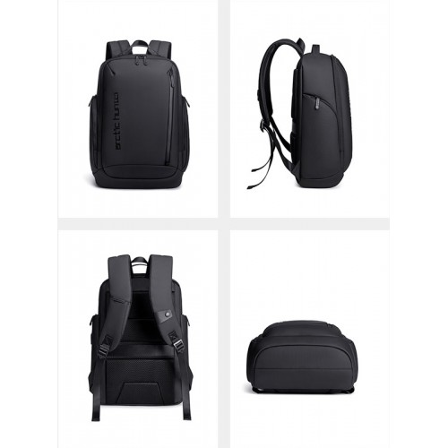 ARCTIC HUNTER τσάντα πλάτης B00554 με θήκη laptop 15.6", 20L, USB, μαύρη
