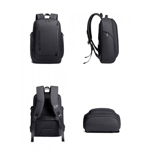 ARCTIC HUNTER τσάντα πλάτης B00554 με θήκη laptop 15.6", 20L, USB, γκρι