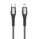 LDNIO καλώδιο Lightning σε USB-C LC112, 30W PD, 2m, γκρι