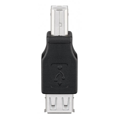 GOOBAY αντάπτορας USB σε USB Type B 50291, θηλυκό σε αρσενικό, μαύρος