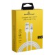 POWERTECH καλώδιο USB σε Lightning PTR-0126, 12W, copper, 1m, λευκό