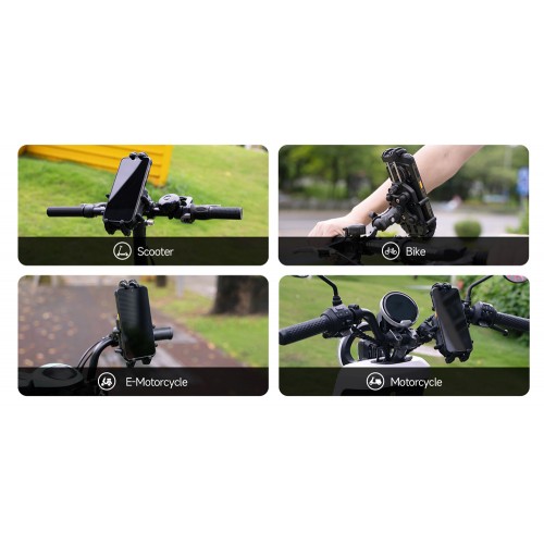 ULEFONE βάση ποδηλάτου για smartphone Armor Mount Pro AM01, μαύρη