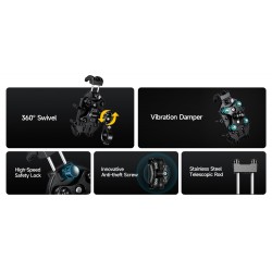 ULEFONE βάση ποδηλάτου για smartphone Armor Mount Pro AM01, μαύρη