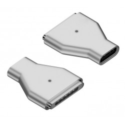 POWERTECH αντάπτορας τροφοδοσίας laptop YX-MS3, USB-C σε Magsafe 3, ασημί