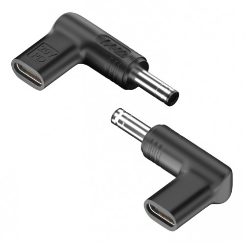 POWERTECH αντάπτορας τροφοδοσίας laptop YX-22, USB-C σε Lenovo 4x1.7mm, μαύρος