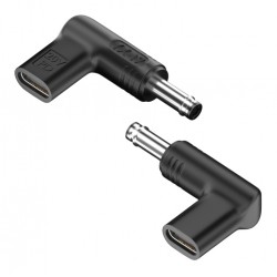 POWERTECH αντάπτορας τροφοδοσίας laptop YX-17, USB-C σε HP 4.8x1.7mm, μαύρος
