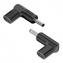 POWERTECH αντάπτορας τροφοδοσίας laptop YX-15, USB-C σε Asus 4x1.35mm, μαύρος