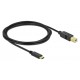 DELOCK καλώδιο USB-C σε USB Type B 83330, 2m, μαύρο