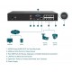 TP-LINK NVR καταγραφικό VIGI NVR1008H-8MP, 8MP, 8 κανάλια PoE, Ver. 1.0