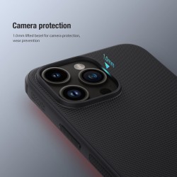 NILLKIN θήκη Super Frosted Shield Pro για iPhone 15 Pro Max, μαύρη