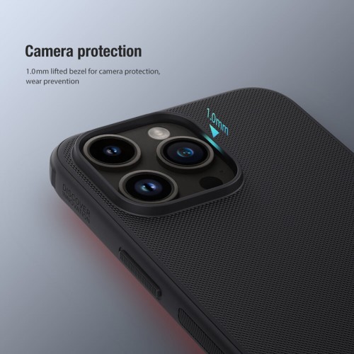 NILLKIN θήκη Super Frosted Shield Pro για iPhone 15 Pro Max, μπλε