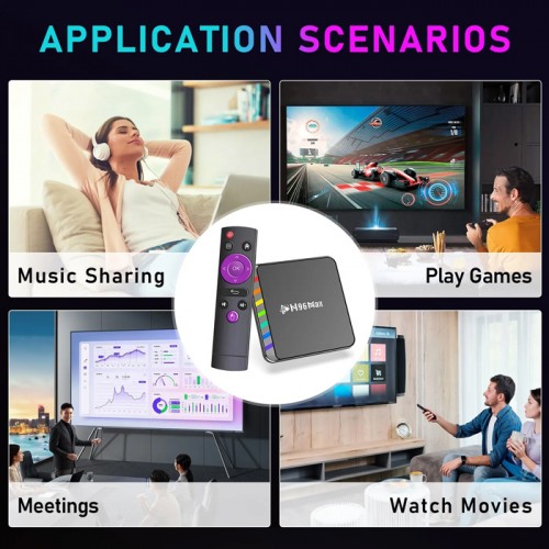 H96 MAX TV Box W2, 4K, S905W2, 4/32GB, WiFi 6, Bluetooth, Android 11