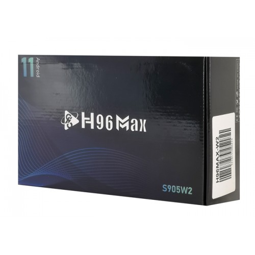 H96 MAX TV Box W2, 4K, S905W2, 4/32GB, WiFi 6, Bluetooth, Android 11