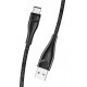USAMS καλώδιο USB-C σε USB US-SJ392, 2A, 1m, μαύρο