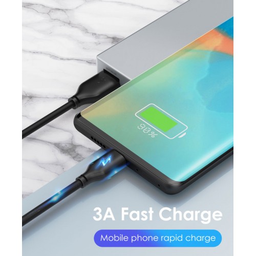 CABLETIME καλώδιο USB-C σε USB CT-CMAMN1, 3A, 480Mbps, 1m, μπλε