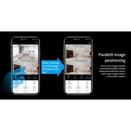 VSTARCAM smart κάμερα C992DR, 3MP, dual lens, WiFi, PTZ, SD