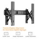 BRATECK επιτοίχια βάση τηλεόρασης LVW02E-46T, 37-70", έως 70kg, Pop-Out