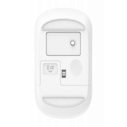POWERTECH ασύρματο ποντίκι PT-1184, USB δέκτης, 1000DPI, λευκό