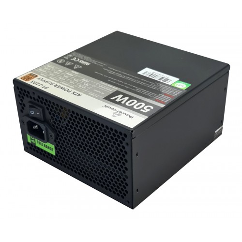 POWERTECH τροφοδοτικό για PC PT-1103, 80Plus Bronze, 500W ATX, 140mm Fan