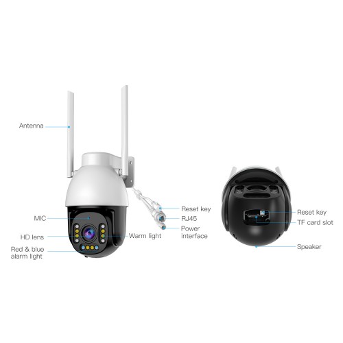 VSTARCAM smart κάμερα CS611Q-UV, 4MP, WiFi, PTZ, SD