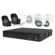 POWERTECH NVR καταγραφικό με 4 κάμερες PT-1233, 4K, 4MP, 9 κανάλια