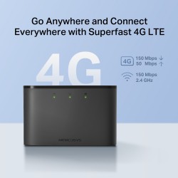 MERCUSYS router MT110, 4G LTE, WiFi 150 Mbps, 2200mAh, Ver. 2.0