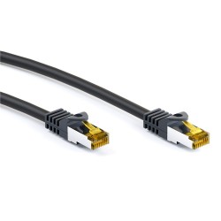 GOOBAY καλώδιο δικτύου 91617, CAT 7 S/FTP, 500MHz, CU, 3m, μαύρο