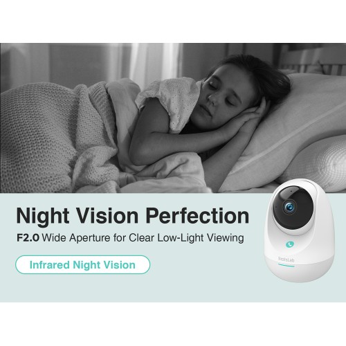 BOTSLAB smart κάμερα C213, 3MP/2K, WiFi & LAN, 360° PTZ, SD