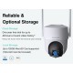 BOTSLAB smart ηλιακή κάμερα W313, 3MP/2K, WiFi, PTZ, SD, 5200mAh, IP65