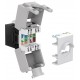 GOOBAY Keystone module RJ45 CAT 6A 90692, UTP, μαύρο