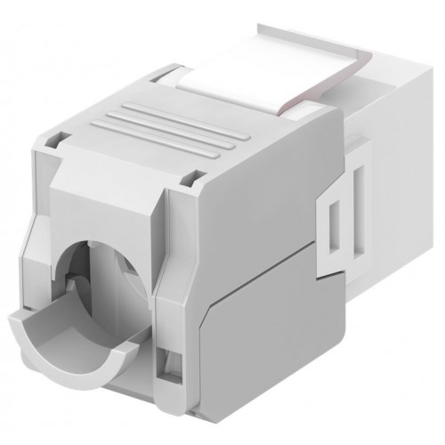 GOOBAY Keystone module RJ45 CAT 6A 90867, UTP, λευκό