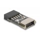 DELOCK αντάπτορας USB 2.0 Pin σε USB Type-E Key A 67175