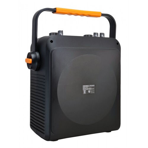JYX φορητό ηχείο T19-T με 2x μικρόφωνα, 18W, 3000mah, LED, μαύρο