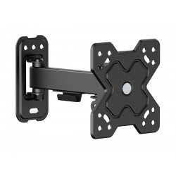 POWERTECH επιτοίχια βάση τηλεόρασης PT-1277, 13-32", έως 20kg, full motion