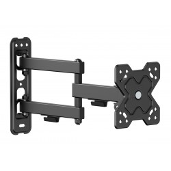 POWERTECH επιτοίχια βάση τηλεόρασης PT-1279, 13-32", έως 20kg, full motion