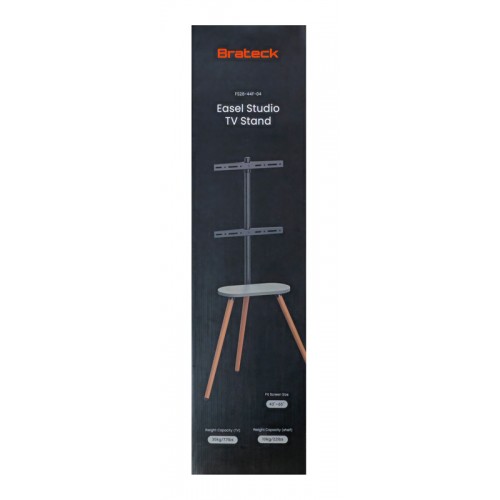 BRATECK βάση τηλεόρασης δαπέδου FS28-44F-04, 43-65", έως 35kg, με ράφι