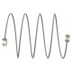 GOOBAY καλώδιο δικτύου 74344, CAT 8.1 U/FTP, ultra slim, copper, 40Gbps, 0.25m, γκρι